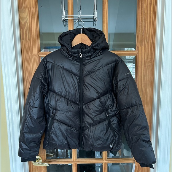 Spyder Jackets & Blazers - Spyder Women's Black Puffer Jacket, Size Small